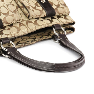 Coach 6378 Beige Brown Soho Tote Bag