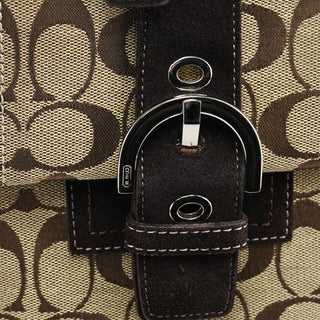 Coach 6378 Beige Brown Soho Tote Bag