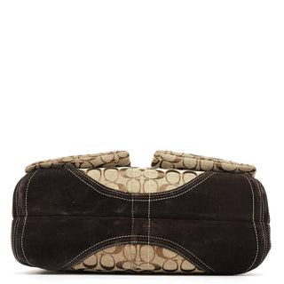 Coach 6378 Beige Brown Soho Tote Bag