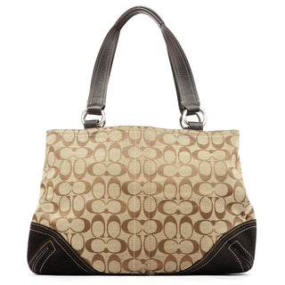 Coach 6378 Beige Brown Soho Tote Bag