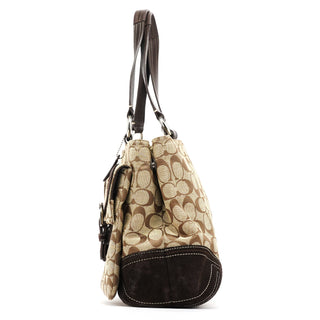 Coach 6378 Beige Brown Soho Tote Bag