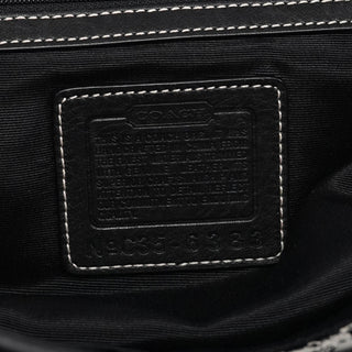 Coach 6383 Grey Black Signature Soho Tote Bag