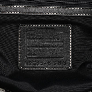 Coach 6383 Grey Black Signature Soho Tote Bag