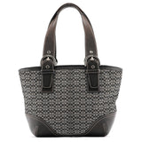 Coach 6383 Grey Black Signature Soho Tote Bag