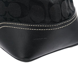 Coach 6386 Black Signature Canvas Tote Bag