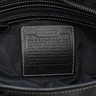 Coach 6386 Black Signature Canvas Tote Bag