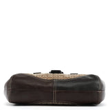 Coach 6388 Beige Brown Signature Soho Bowling Bag