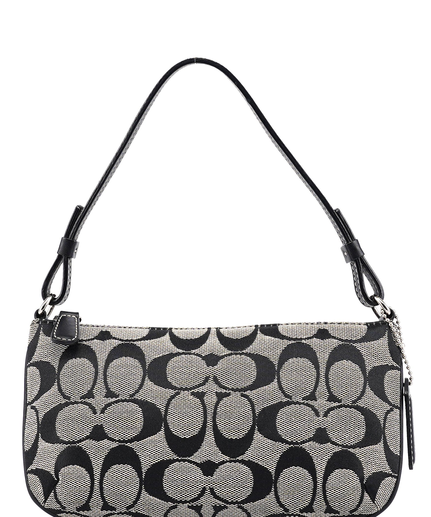 Coach 6393 Grey Signature C Demi Shoulder Bag