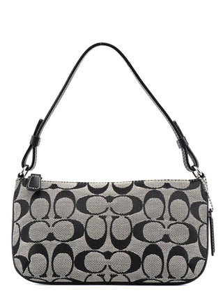 Coach 6393 Grey Signature C Demi Shoulder Bag