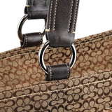 Coach 6427 Soho tote i beige Signature-canvas