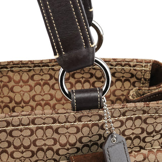Coach 6427 Beige Brown Signature Soho Tote Bag