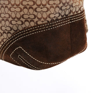 Coach 6427 Beige Brown Signature Soho Tote Bag