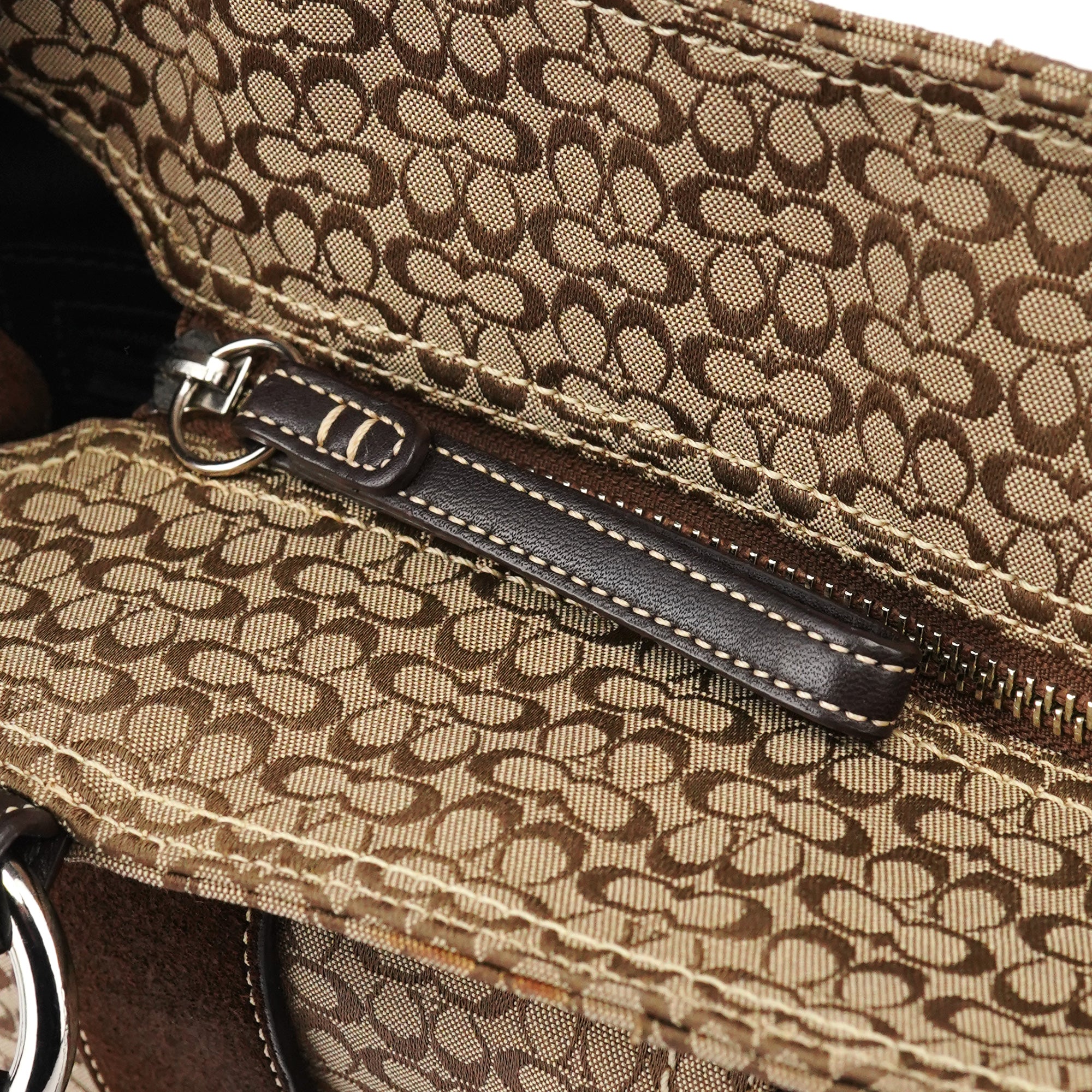 Coach 6427 Soho tote i beige Signature-canvas