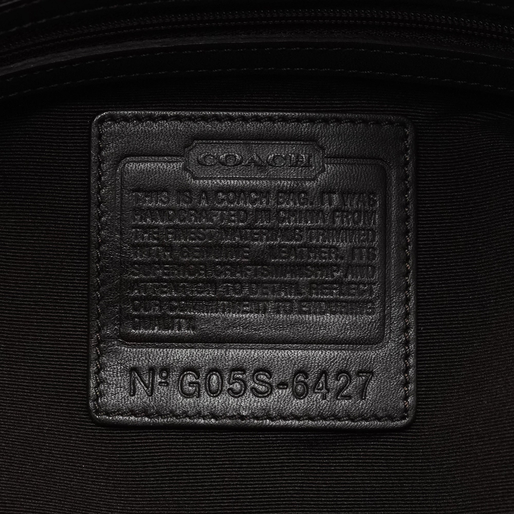 Coach 6427 Soho tote i beige Signature-canvas