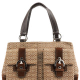 Coach 6427 Soho tote i beige Signature-canvas