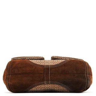 Coach 6427 Beige Brown Signature Soho Tote Bag