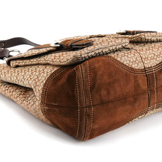Coach 6427 Beige Brown Signature Soho Tote Bag
