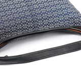 Coach 6618 Grey Black Signature Canvas Ergo Hobo Bag