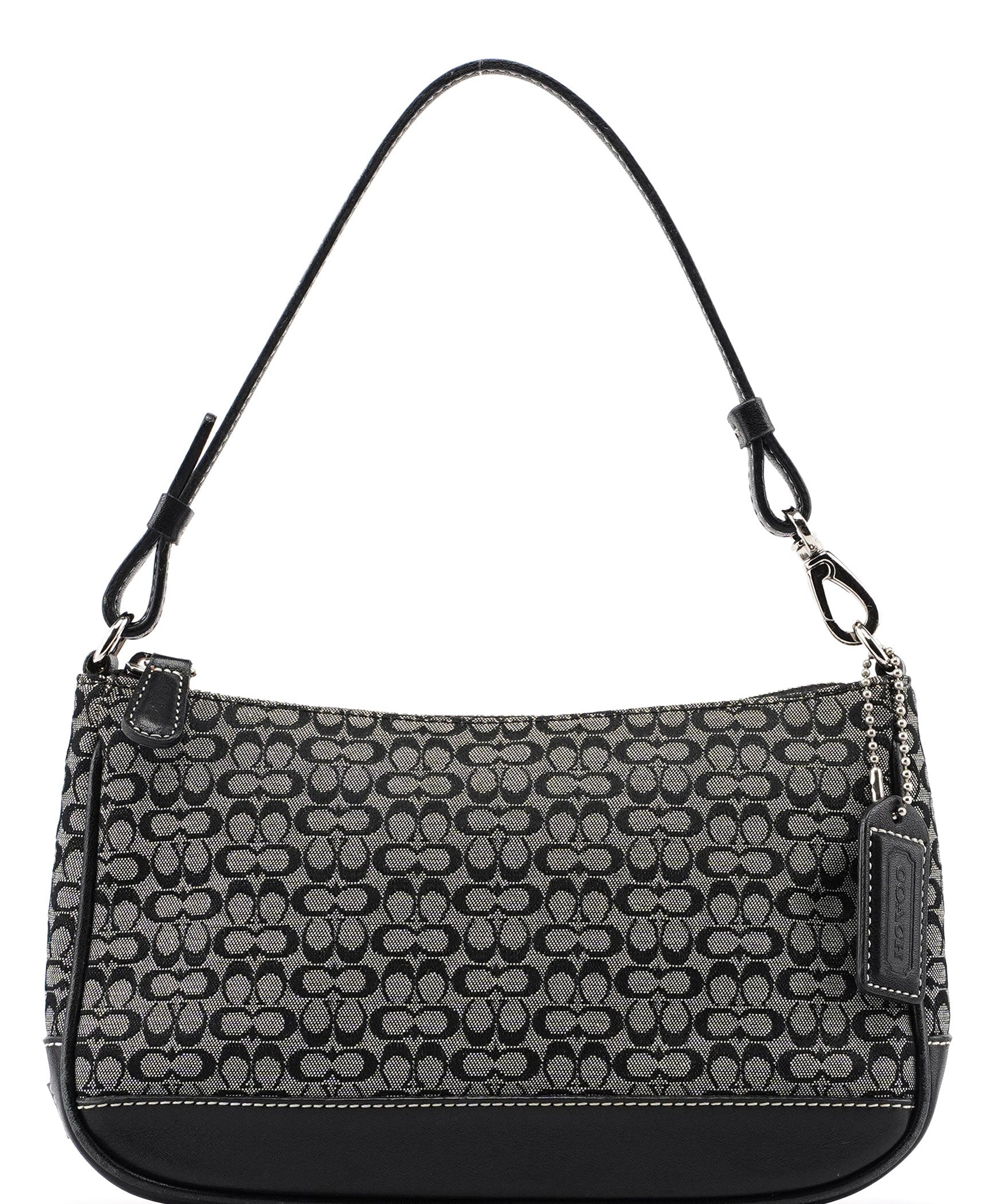 Coach 6622 Grey Signature C Demi Shoulder Bag