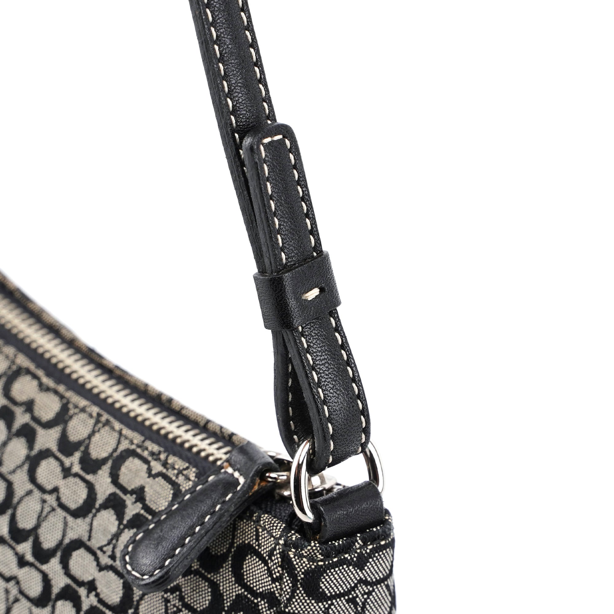 Coach 6622 Grey Signature C Demi Shoulder Bag