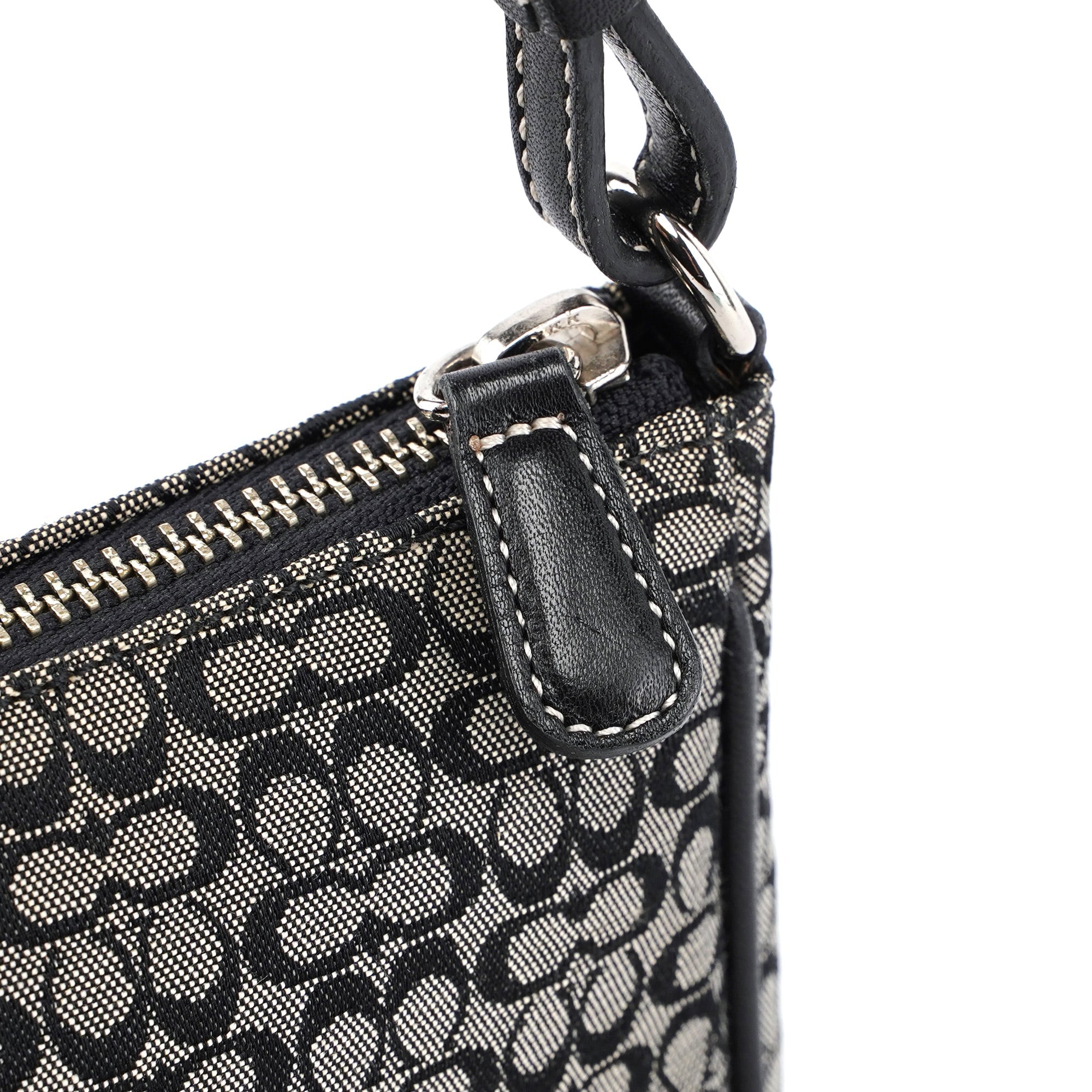 Coach 6622 Grey Signature C Demi Shoulder Bag