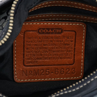 Coach 6623 Grey Signature Canvas Shoulder Bag