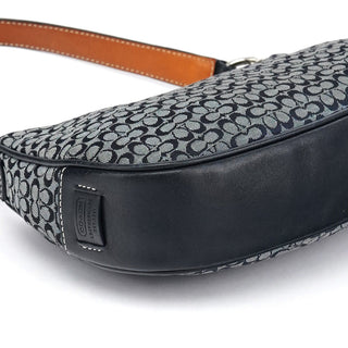 Coach 6623 Grey Signature Canvas Shoulder Bag