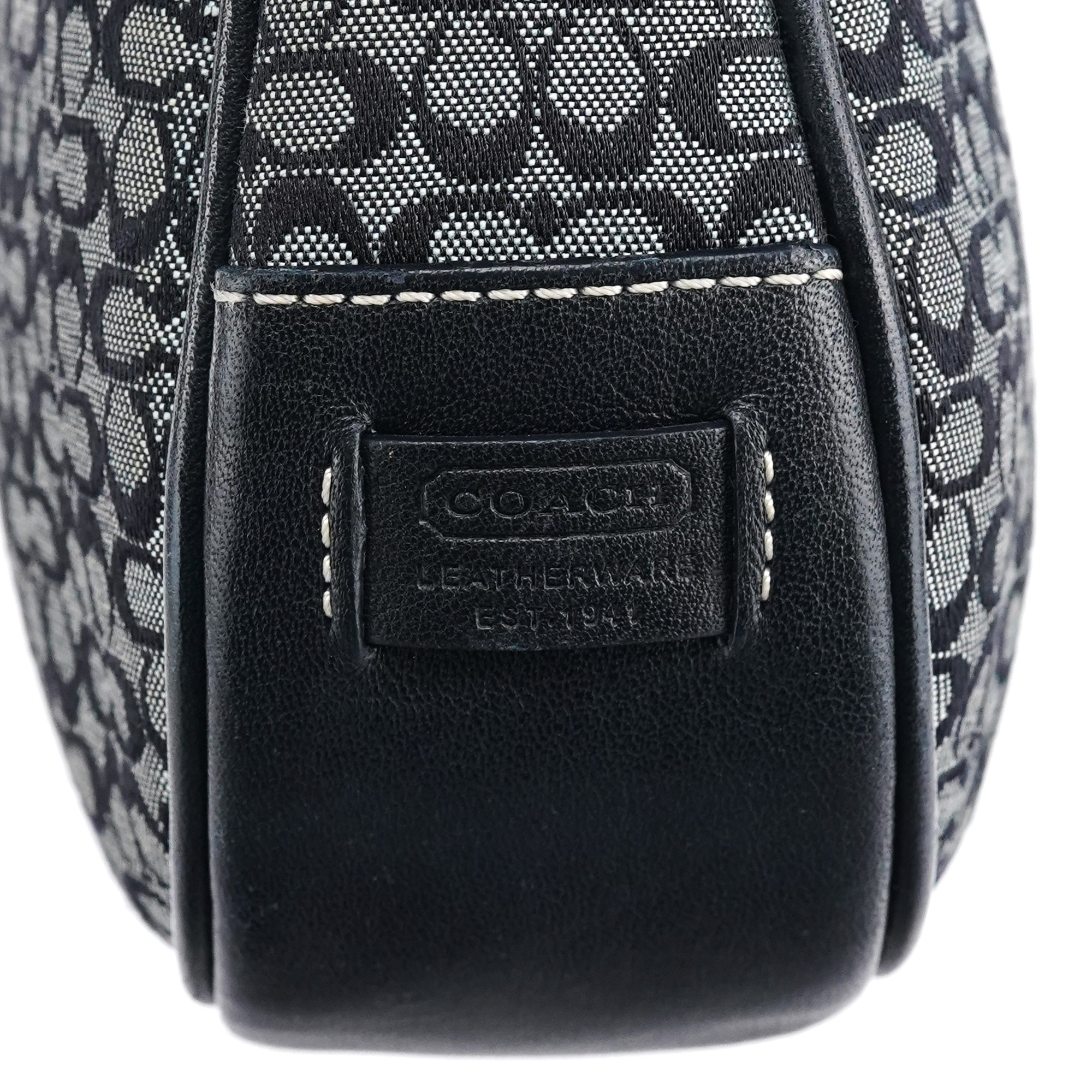 Coach 6623 Grey Signature Canvas Shoulder Bag