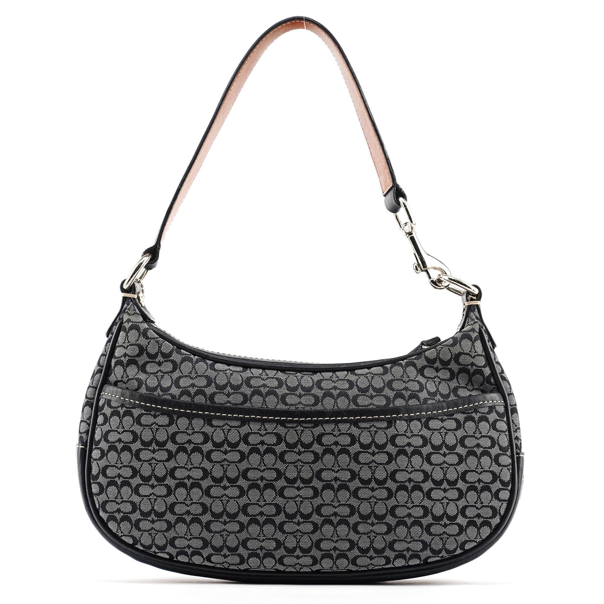 Coach 6623 Grey Signature Canvas Shoulder Bag