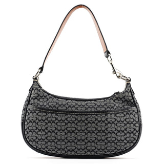 Coach 6623 Grey Signature Canvas Shoulder Bag