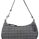 Coach 6623 Grey Signature Canvas Shoulder Bag