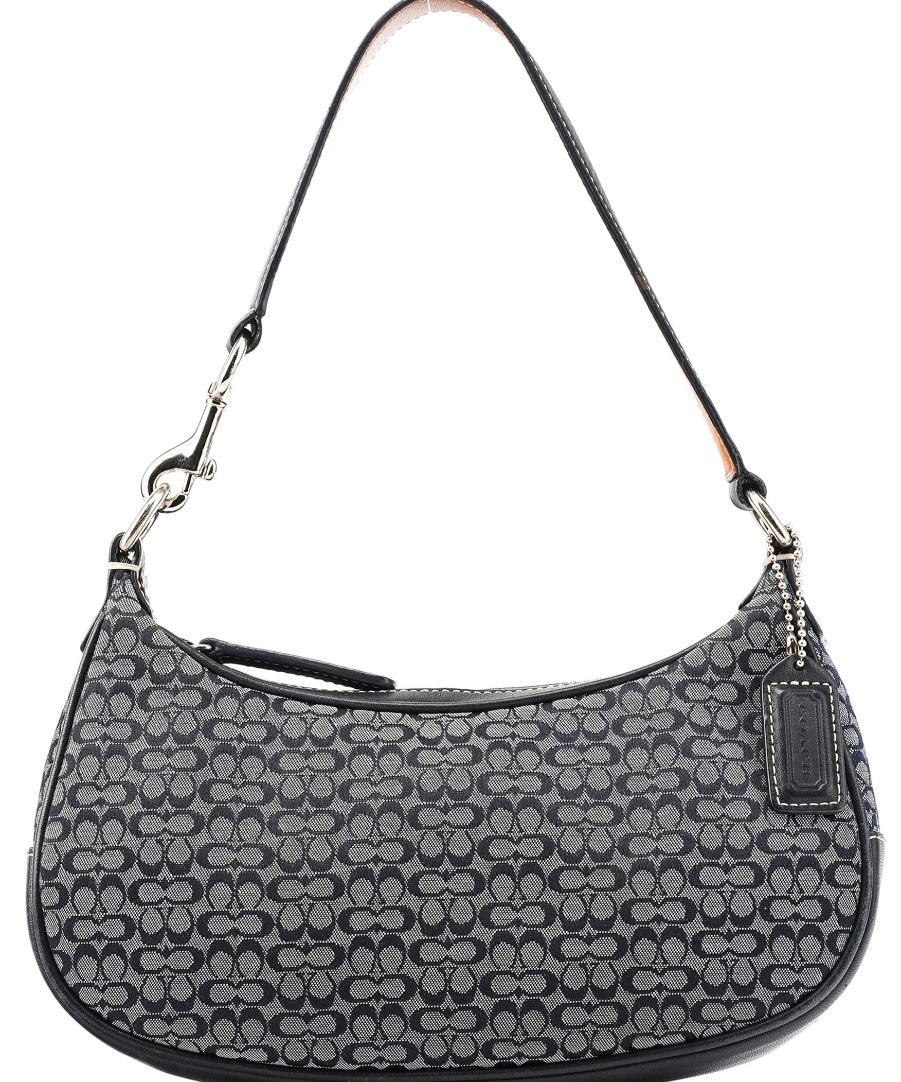 Coach 6623 Grey Signature Canvas Shoulder Bag
