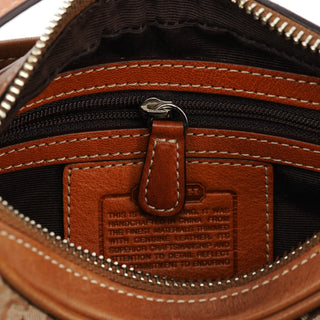 Coach 6623 Tan Brown Signature Shoulder Bag
