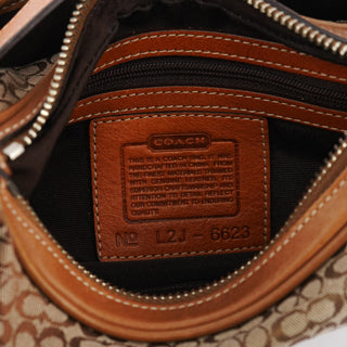 Coach 6623 Tan Brown Signature Shoulder Bag