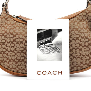 Coach 6623 Tan Brown Signature Shoulder Bag