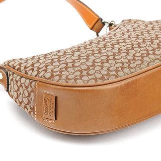 Coach 6623 Tan Brown Signature Shoulder Bag