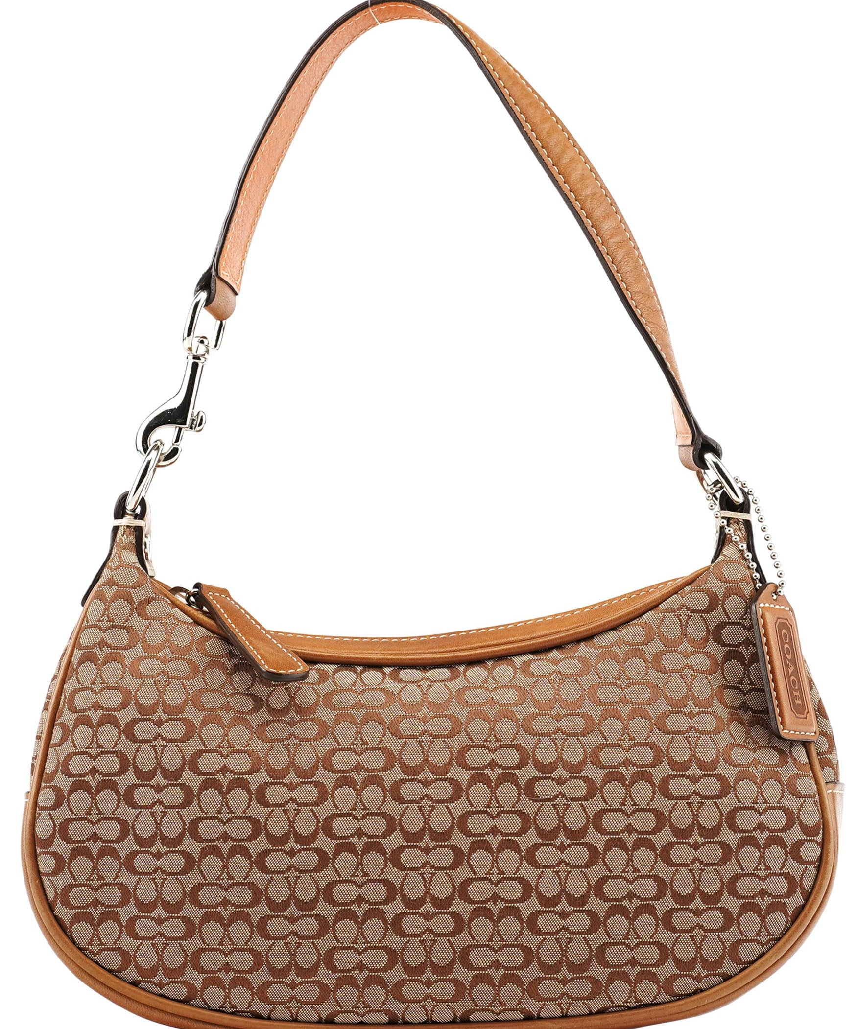 Coach 6623 Tan Brown Signature Shoulder Bag