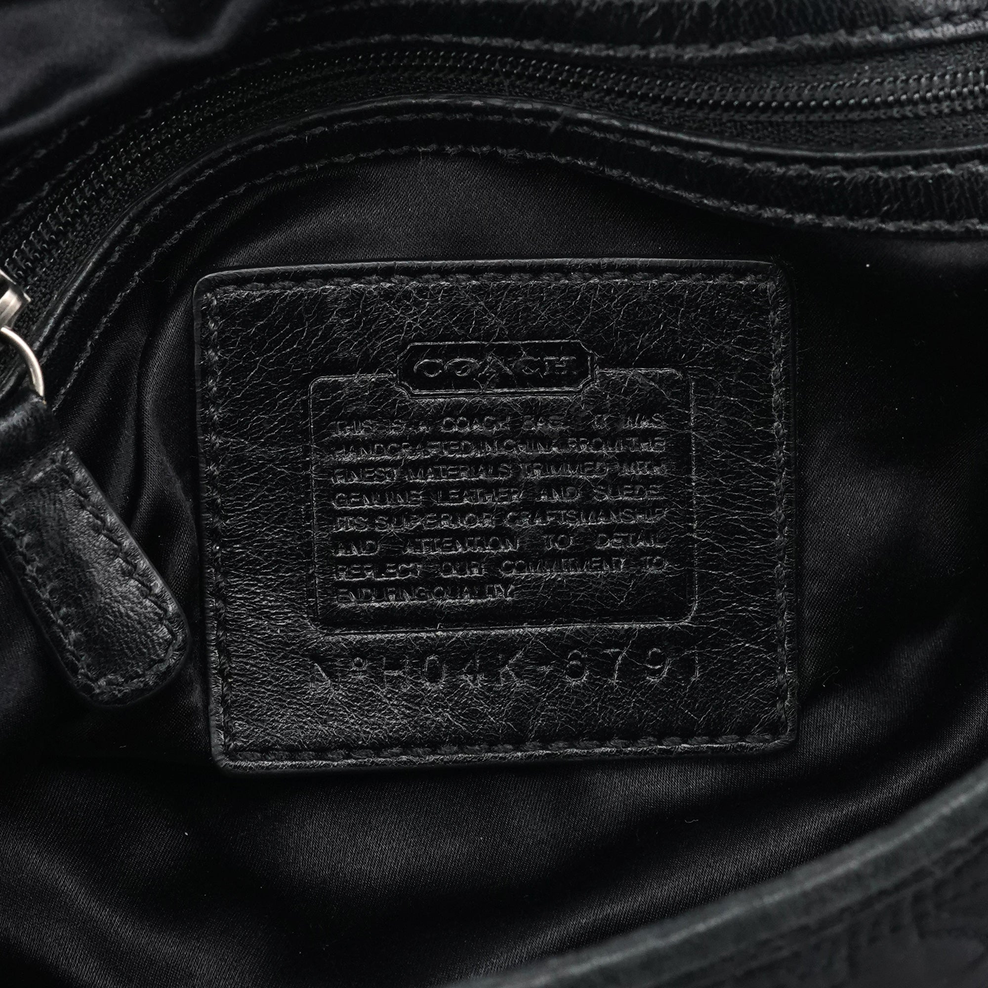 Coach 6791 Black Quilted Nylon Soho Shoulder Bag