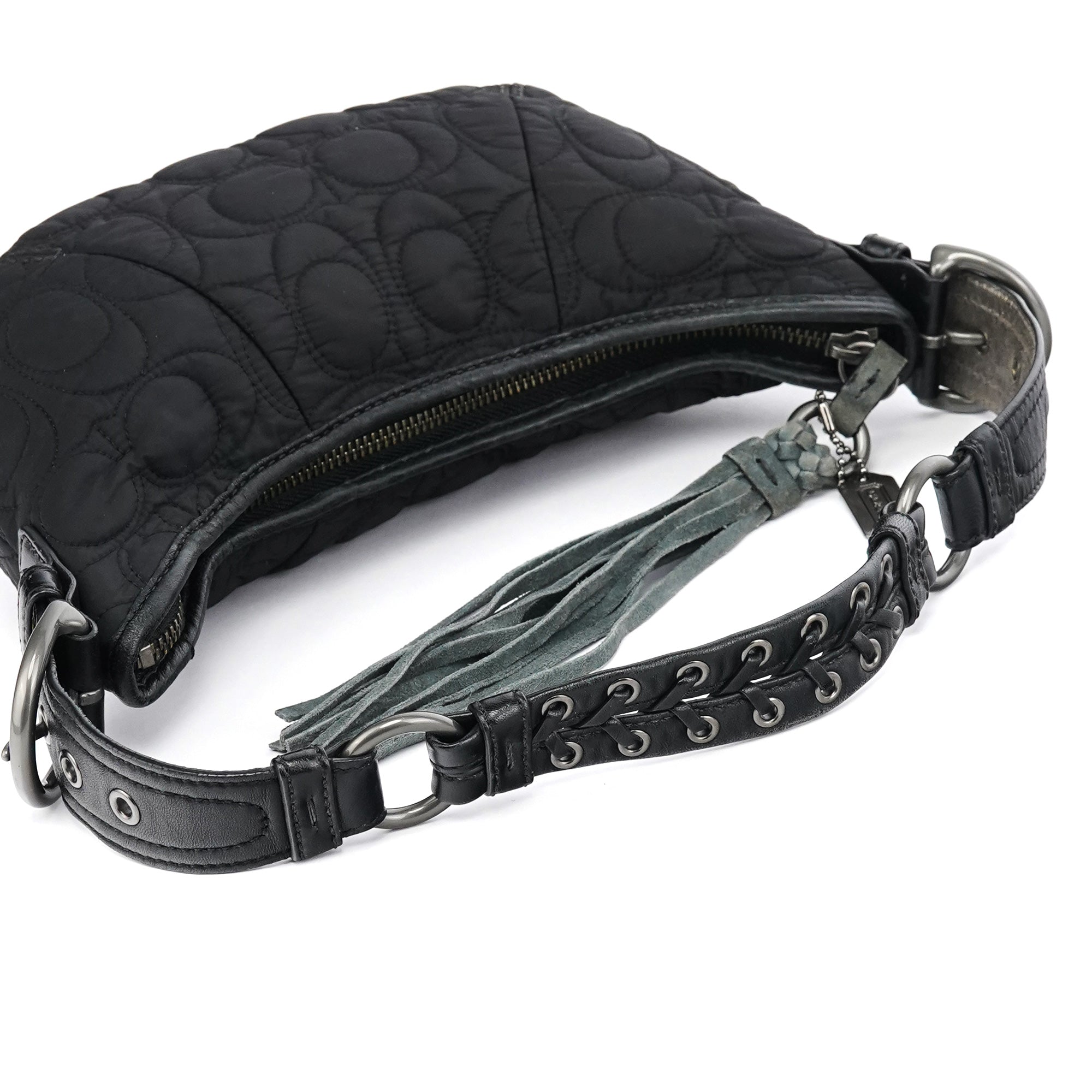 Coach 6791 Black Quilted Nylon Soho Shoulder Bag