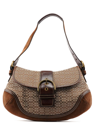 Coach 6808 Beige Signature C Soho Shoulder Bag