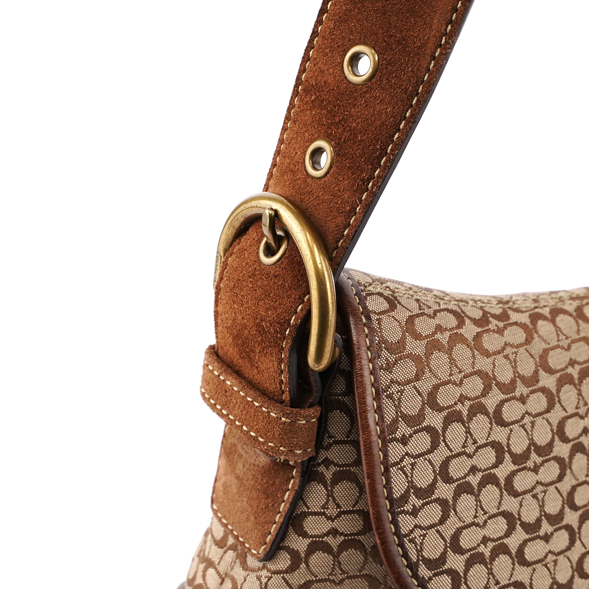 Coach 6808 Beige Signature C Soho Shoulder Bag