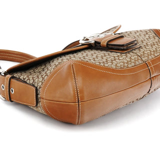 Coach 6808 Beige Signature Soho Shoulder Bag