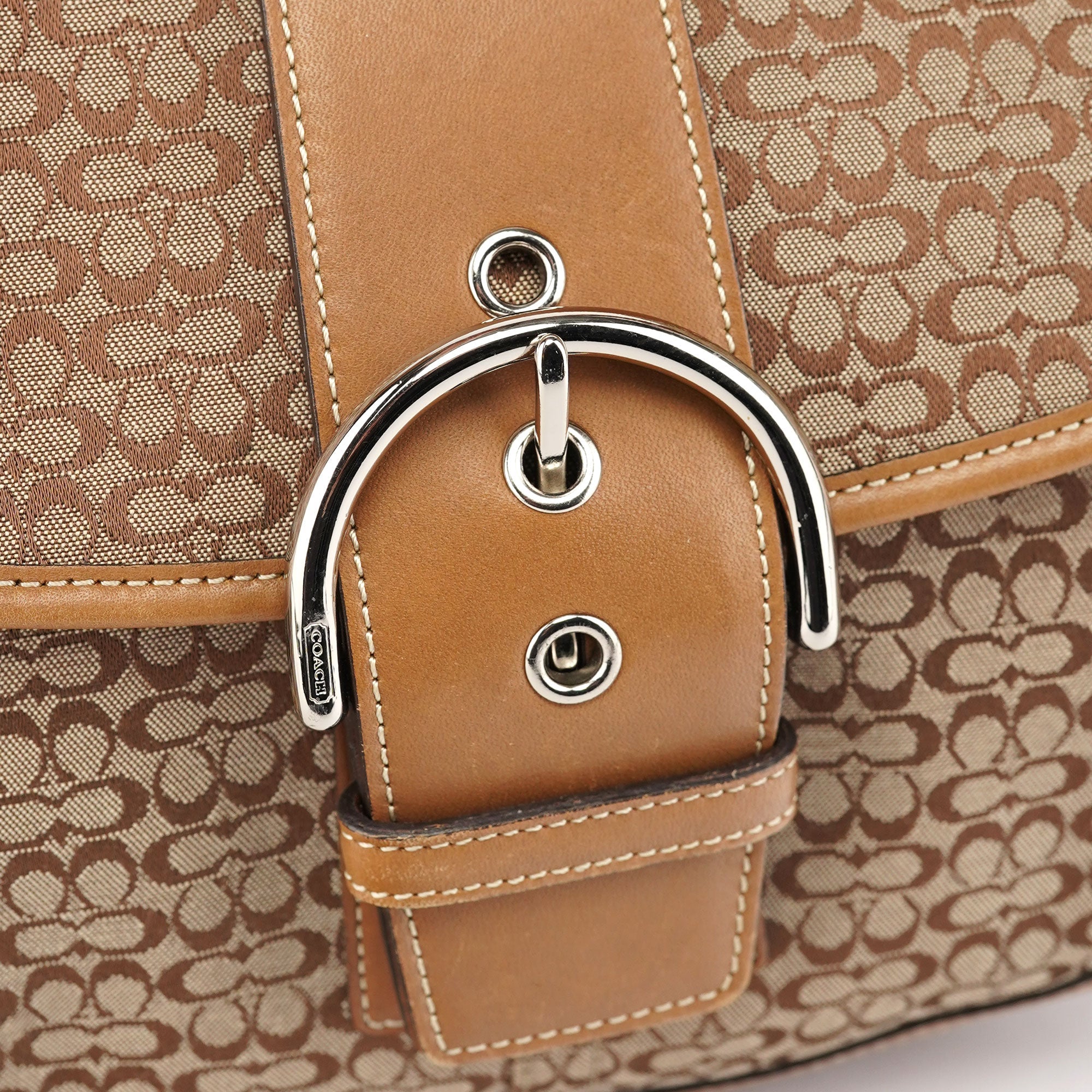 Coach 6808 Beige Soho Shoulder Bag