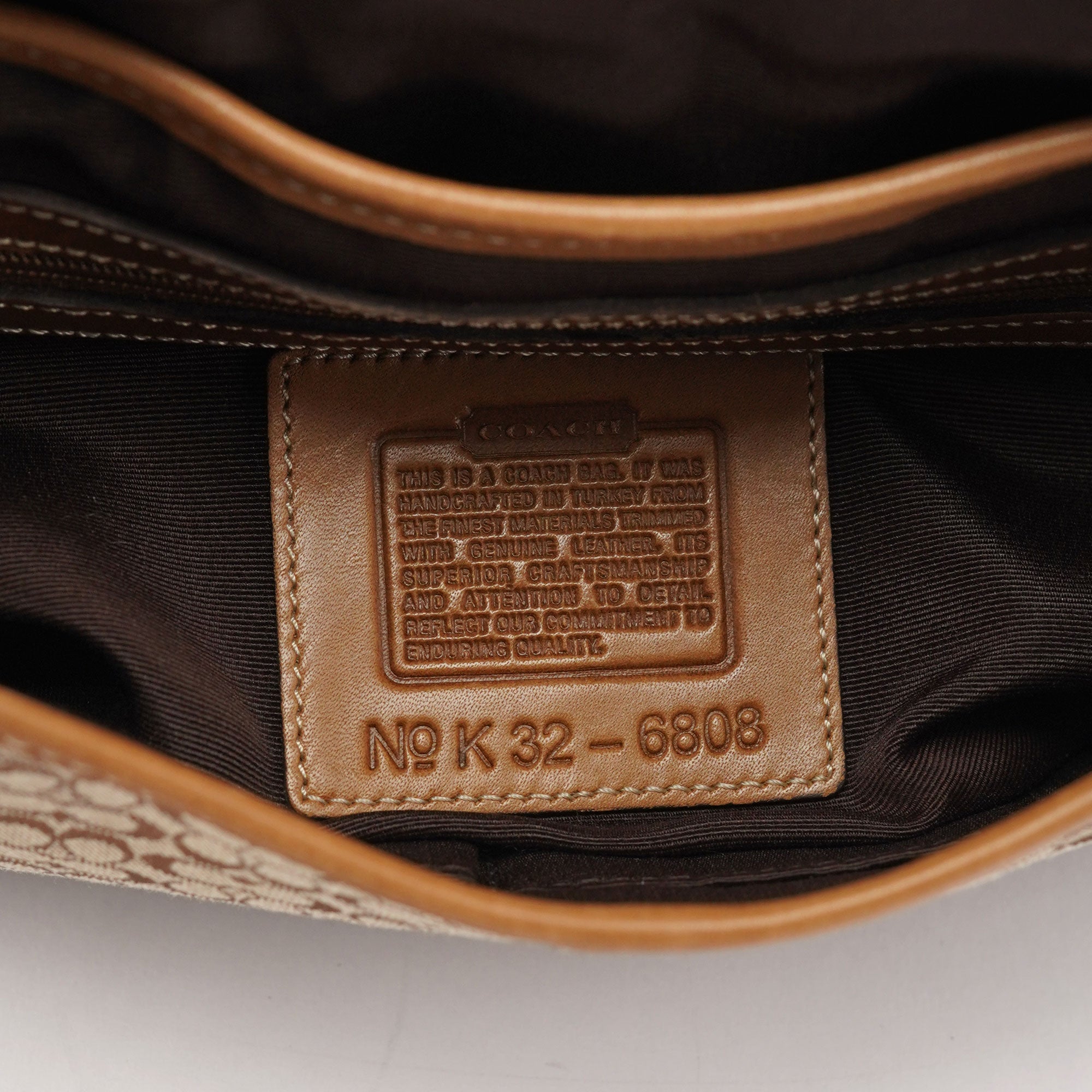 Coach 6808 Beige Soho Shoulder Bag