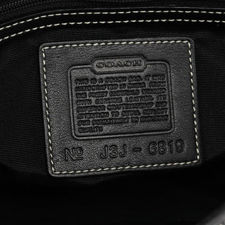 Coach 6819 Grey Black Signature Soho Boston Bag