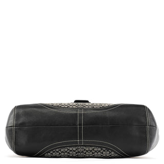 Coach 6821 Beige Black Signature Soho Tote Bag