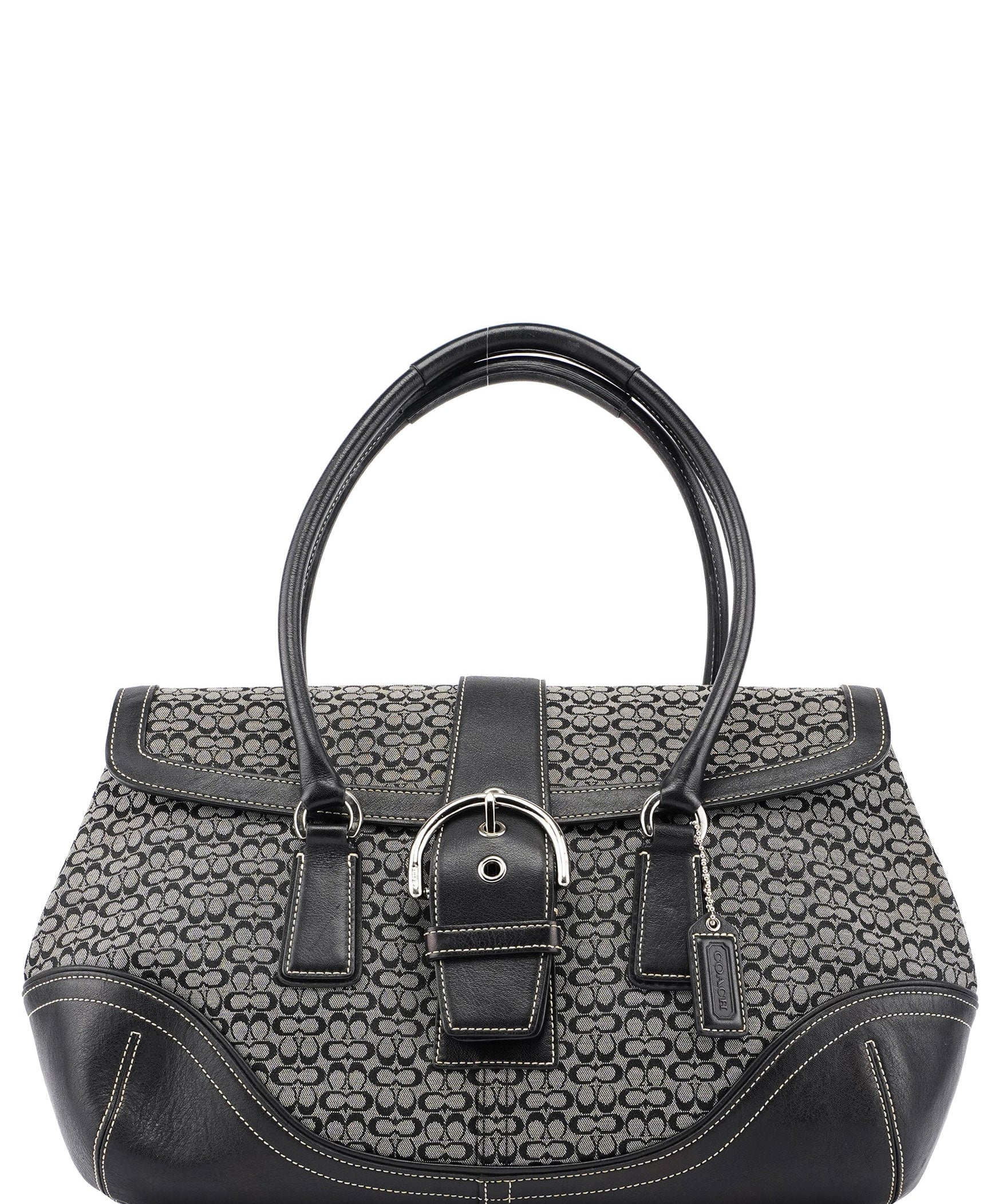 Coach 6821 Grey Signature C Soho Tote Bag