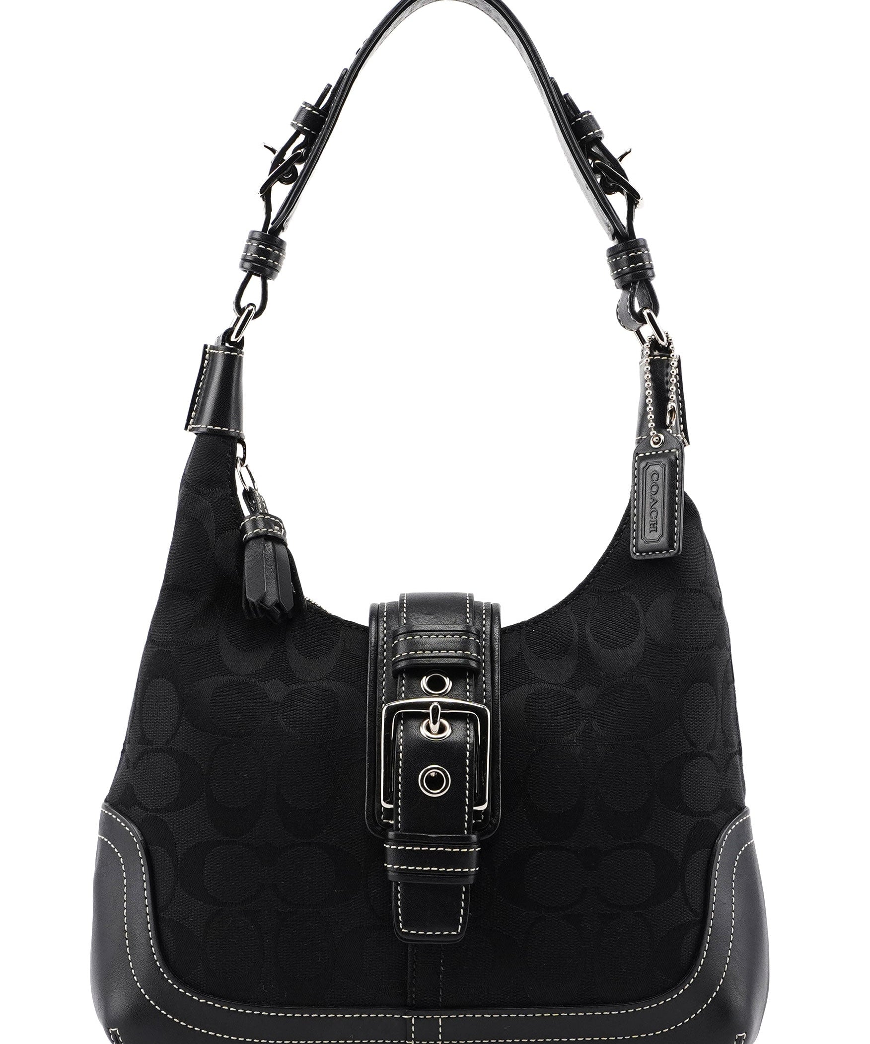 Coach 6823 Black Signature C Soho Shoulder Bag