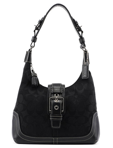 Coach 6823 Black Signature C Soho Shoulder Bag