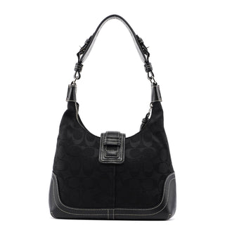 Coach 6823 Black Signature C Soho Shoulder Bag